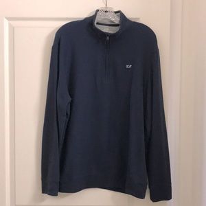 Navy Vineyard Vines quarter-zip
